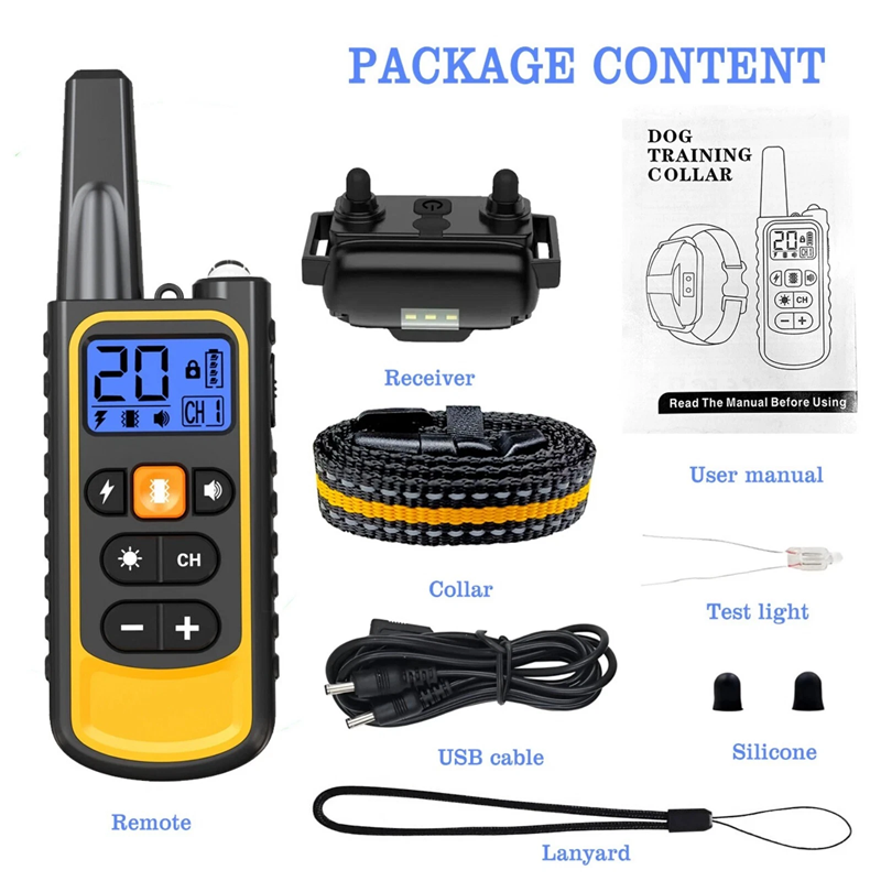 Waterproof Dog Training Collar with Remote