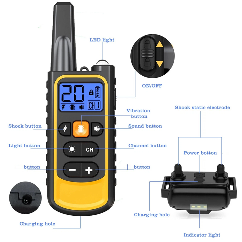 Waterproof Dog Training Collar with Remote